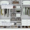 Guarda Roupa Casal 3 Portas de Correr 6 Gavetas 270,5cm Spazio 100% MDF - 8