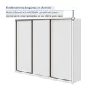 Ver imagem 7 de Guarda-Roupa Casal 3 Portas de Correr 6 Gavetas MDF 270cm Spazio Yescasa Branco