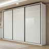 Guarda Roupa Casal 3 Portas de Correr 6 Gavetas 270,5cm Spazio 100% MDF - 2