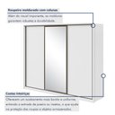 Ver imagem 5 de Guarda-Roupa Casal 3 Portas de Correr 6 Gavetas com Espelho MDF 270,5cm Spazio Yescasa Branco
