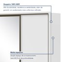 Ver imagem 4 de Guarda Roupa Casal Espelho 3 Portas de Correr 6 Gavetas 270,5cm 100% MDF Spazio Glass Yescasa