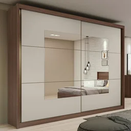 Guarda-Roupa Casal com Espelho 2 Portas 6 Gavetas Toronto Plus Espresso Móveis - 1 Guarda-Roupa Casal com Espelho 2 Portas 6 Gavetas Toronto Plus Espresso Móveis - 1