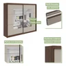 Guarda-Roupa Casal com Espelho 2 Portas 6 Gavetas Toronto Plus Espresso Móveis - 7