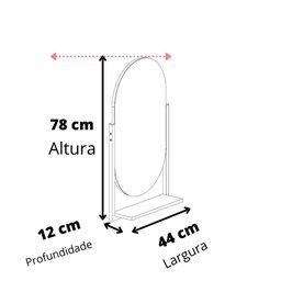 Espelheira Para Banheiro Floripa Com Metalon Cor Cimento - 3