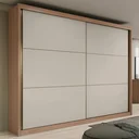Ver imagem 1 de Guarda-Roupa Casal 2 Portas de Correr 6 Gavetas Toronto Plus