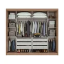 Ver imagem 2 de Guarda-Roupa Casal 2 Portas de Correr 6 Gavetas Toronto Plus