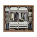 Ver imagem 2 de Guarda-Roupa Casal com Espelho 2 Portas de Correr 6 Gavetas Toronto Plus Espresso Móveis