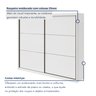 Guarda-roupa Casal 2 Portas de Correr 6 Gavetas Toronto Plus 100% MDF - 8