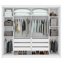 Guarda-roupa Casal 2 Portas de Correr 6 Gavetas Toronto Plus 100% MDF - 5