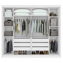 Ver imagem 5 de Guarda-roupa Casal 2 Portas de Correr 6 Gavetas Toronto Plus 100% MDF