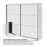 Guarda-roupa Casal 2 Portas de Correr 6 Gavetas Toronto Plus 100% MDF - 10