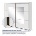 Ver imagem 7 de Guarda-roupa Casal com Espelho 2 Portas de Correr 6 Gavetas Toronto Plus Espresso Móveis 100% MDF