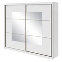 Ver imagem 3 de Guarda-roupa Casal com Espelho 2 Portas de Correr 6 Gavetas Toronto Plus Espresso Móveis 100% MDF