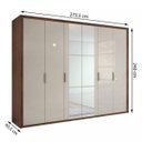 Ver imagem 4 de Guarda-Roupa Casal com Espelho 6 Portas 6 Gavetas Stylus