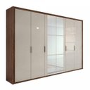 Ver imagem 3 de Guarda-Roupa Casal com Espelho 6 Portas 6 Gavetas Stylus