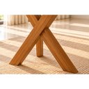 Ver imagem 5 de Mesa Cozinha Cacau Madeira c/Vidro 109cm Madeira/Off Cimol