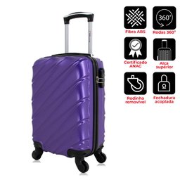 Mala de bordo Roxa PP Havana Swiss Move - 2