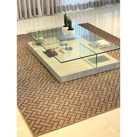 Tapete para Sala de Estar, & Escritório de Luxo Parquet Marrom 2,00x1,50cm