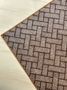 Ver imagem 2 de Tapete para Sala de Estar, & Escritório de Luxo Parquet Marrom 2,00x1,50cm