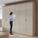 Ver imagem 5 de Guarda-Roupa Casal 6 Portas 4 Gavetas Alonzo Plus