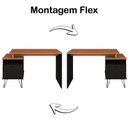 Ver imagem 5 de Conjunto Escritório Home: Escrivaninha 6088+ Gaveteiro 5903
