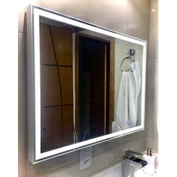 Espelho Led 80x60 Retangular 48w Touch Horizontal Vertical 4200k Bivolt - 2