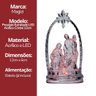Presépio Acrílico Cristal Iluminado Led Colorido 12cm - Magizi - 8