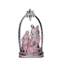 Ver imagem 6 de Presépio Acrílico Cristal Iluminado Led Colorido 12cm - Magizi