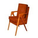 Ver imagem 1 de Poltrona Decorativa Mona Luxo Dora Bela Cor 0126 Ferrugem