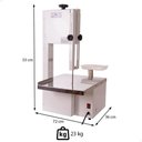 Ver imagem 3 de Serra Fita 1,46mts Delta Grill Branca 1/3 Cv Bivolt Monofásica com Moedor 5 Bocas 1039