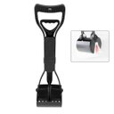 Ver imagem 1 de Pa Coletora Coco Fezes Cachorro Cao Gato Pet Grama Sujeira Cascalho Dobravel Alça Longa Resistente D