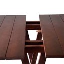 Ver imagem 3 de Mesa Bistrô para Churrasqueira Dobrável de Madeira Maciça: Imbuia