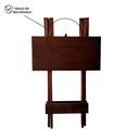 Ver imagem 6 de Mesa Bistrô para Churrasqueira Dobrável de Madeira Maciça: Imbuia