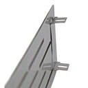 Ver imagem 2 de Grade de Ventilação Forno Embutir Circulação Ar 60x7cm Inox Escovado Masutti Cozinha Planejada