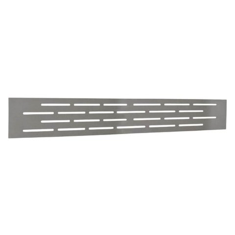 Grade de Ventilação Forno Embutir Circulação Ar 60x7cm Inox Escovado Masutti Cozinha Planejada