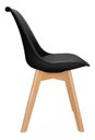 Ver imagem 4 de Kit C|5 Cadeiras Leda Preta - Charles Eames com Almofada