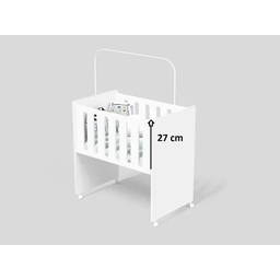Berço Moisés Mini Forura100%MDF bebê Branco - 4