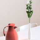 Ver imagem 2 de Garrafa Térmica Bule C/ Gatilho 1,0 Litro Café Cor:rosa