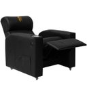 Ver imagem 6 de Poltrona Gamer Sparta com Encosto Reclinável e Carregador Usb:corino Preto/dourado