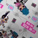 Ver imagem 2 de Fronha Portallar Malha Estampada Lol Omg Rock In Roll Cinza