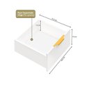 Ver imagem 4 de Mesa Escrivaninha com e Porta Objetos Vita 5 Gavetas 136cm Yescasa Branco