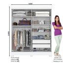 Ver imagem 2 de Guarda-Roupa 2 Portas de Correr Briz