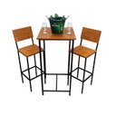 Ver imagem 5 de Conjunto jogo mesa com banquetas bar bistro cozinha varanda decoração super preço