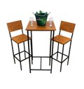 Ver imagem 5 de Conjunto jogo mesa com banquetas bar bistro cozinha varanda decoração super preço
