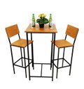 Ver imagem 1 de Conjunto jogo mesa com banquetas bar bistro cozinha varanda decoração super preço