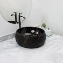 Ver imagem 3 de Kit Cuba Pia Louça Cerâmica Banheiro C/Torn e Vál Cromada 60