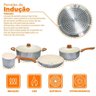 Conjunto de Panelas Antiaderente Cerâmica de Indução New York 8 Peças - Casambiente - 3