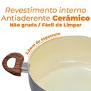 Ver imagem 4 de Conjunto de Panelas Antiaderente Cerâmica de Indução New York 8 Peças - Casambiente