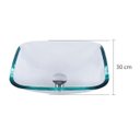 Ver imagem 5 de Cuba de Apoio para Lavatório de Vidro 38cmx30cm Topázio Astra