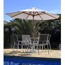 Ver imagem 2 de Cadeira de Aluminio para Piscina Jardim Área Externa Resistente